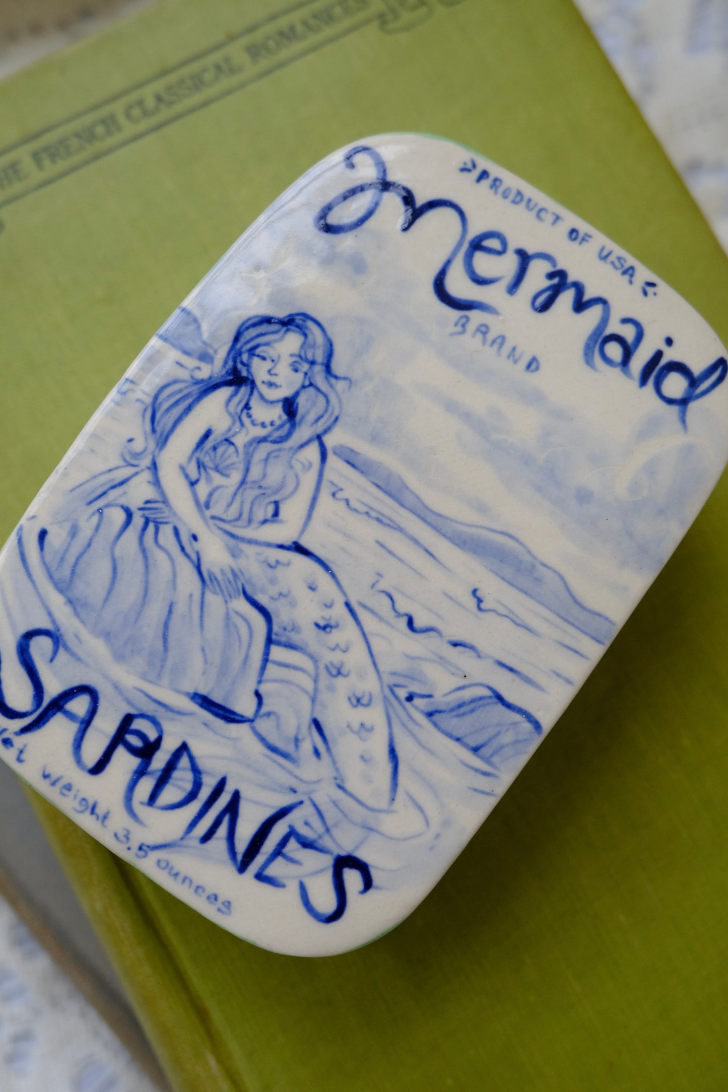 Sleepy Siren Sardine Jewelry Box