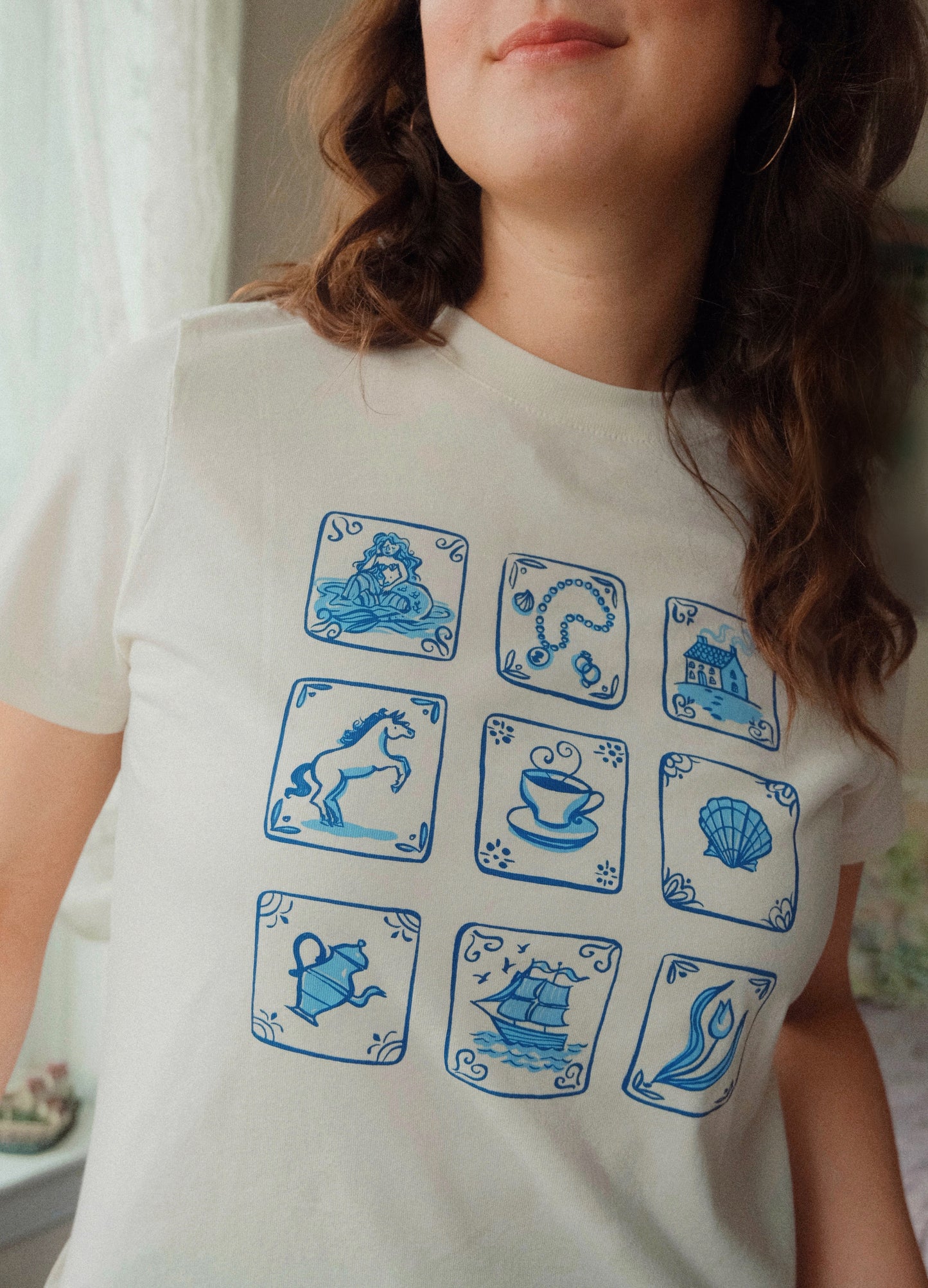 Storybook Tile Boxy Tee