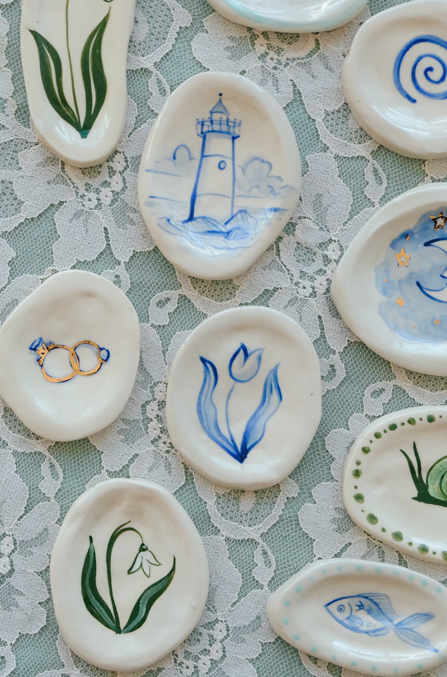 October Trinket Plates