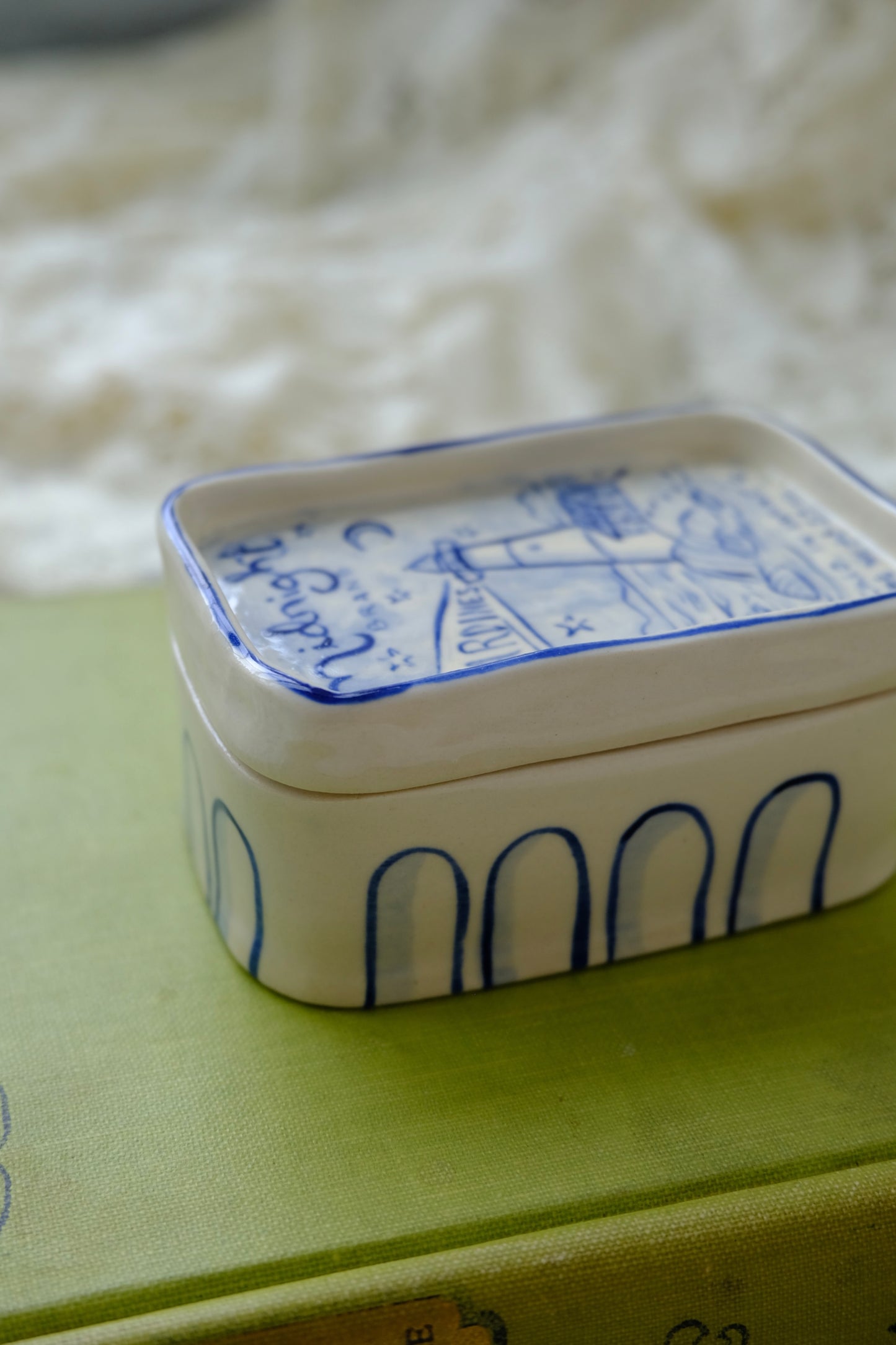 Moonlight Sardines Trinket Box