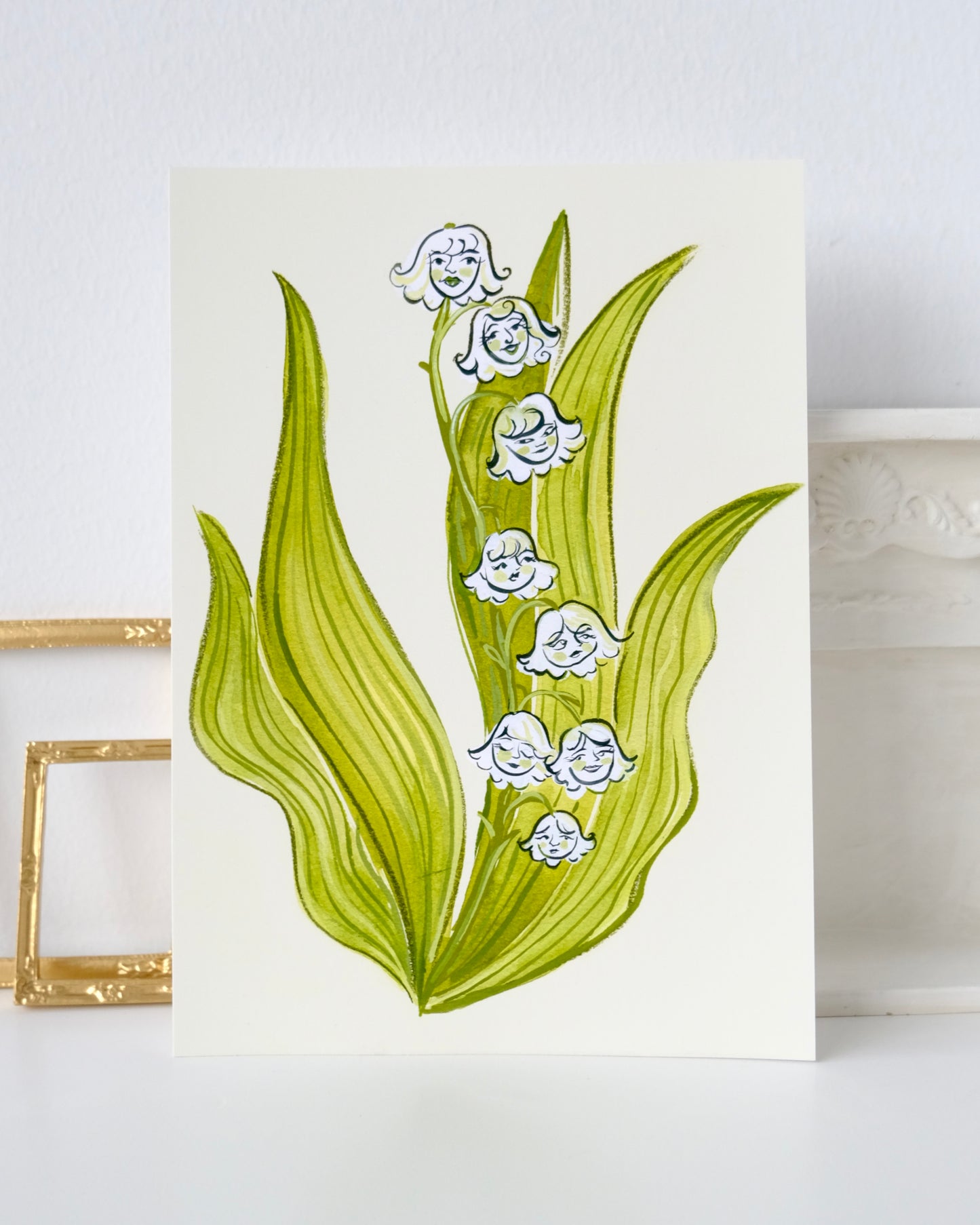 Lily Heads Matte Print