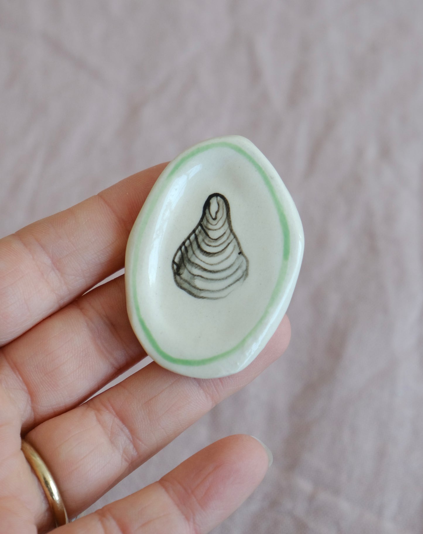 Teeny Tiny Oyster Plate