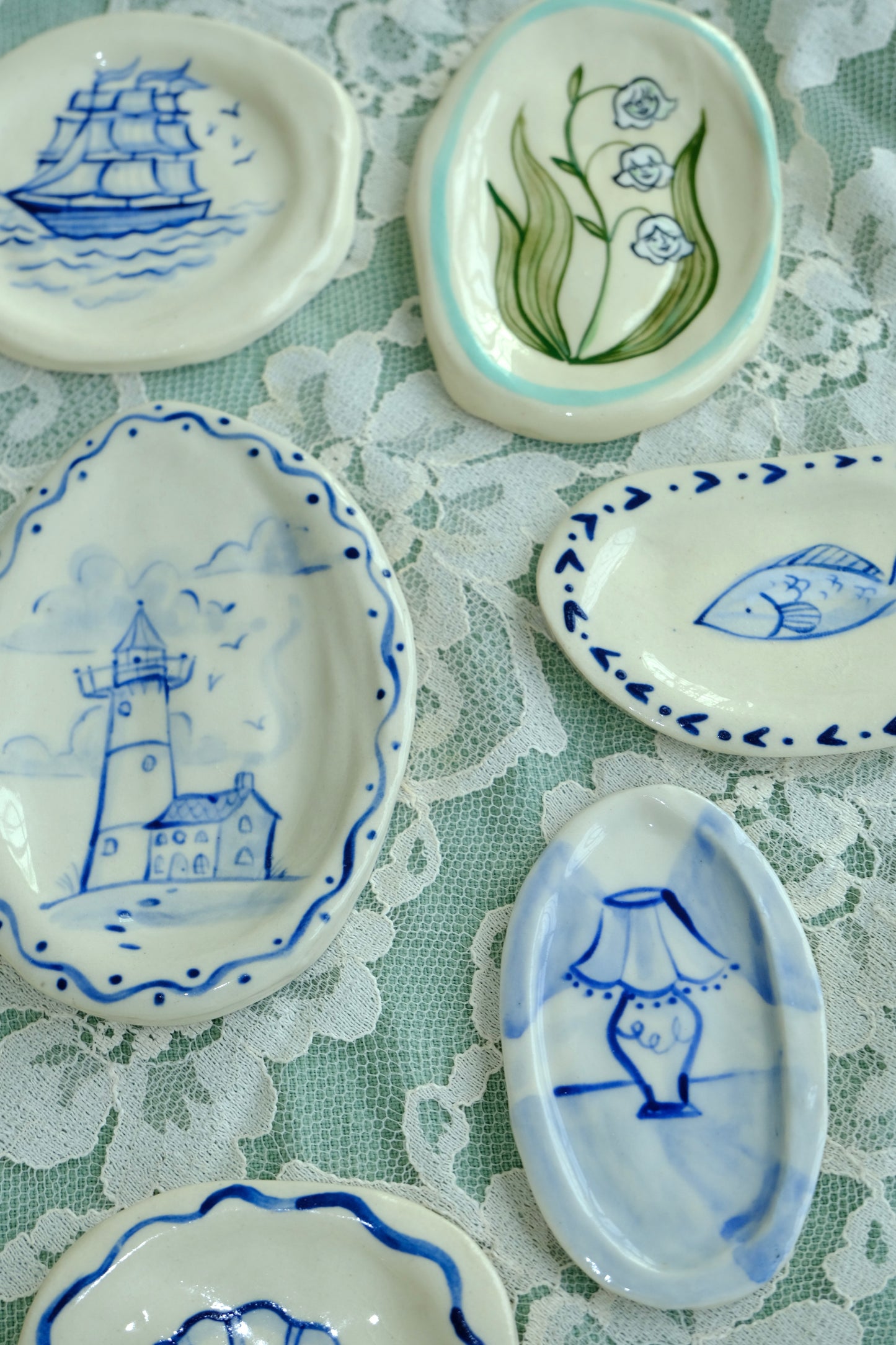 September Trinket Plates