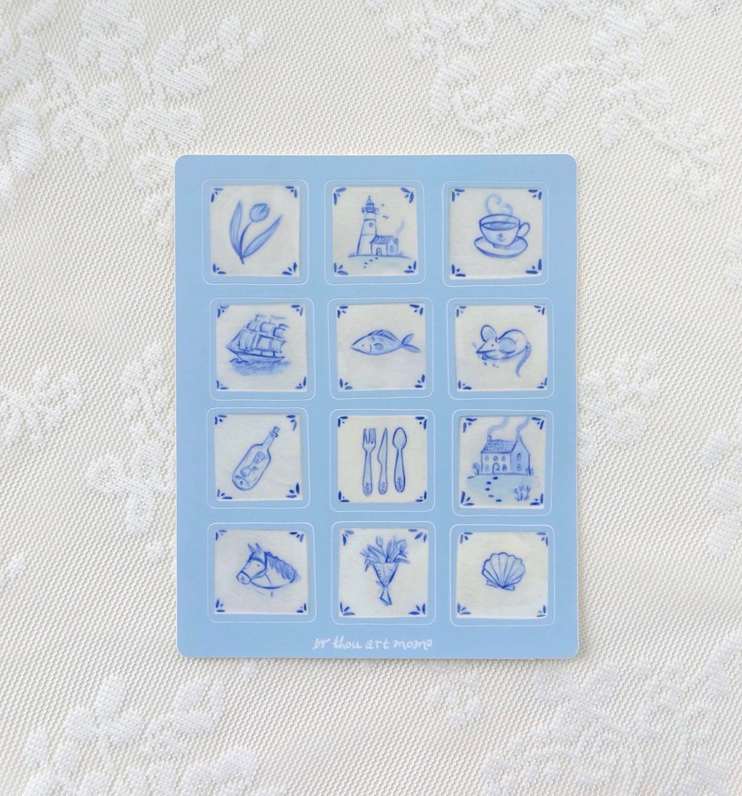 Ceramic Kitchen Tile Sticker Sheet