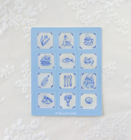 Ceramic Kitchen Tile Sticker Sheet