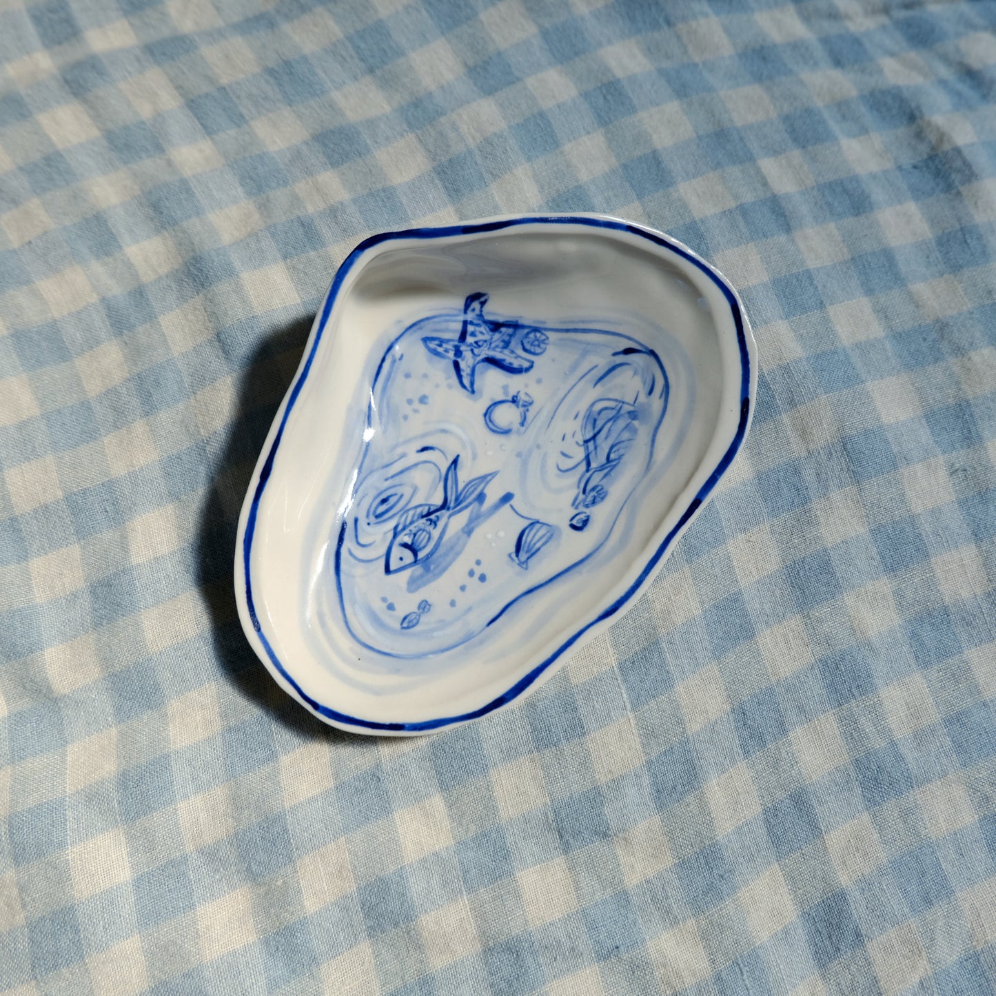 Tide Pool Seashell Trinket Dish