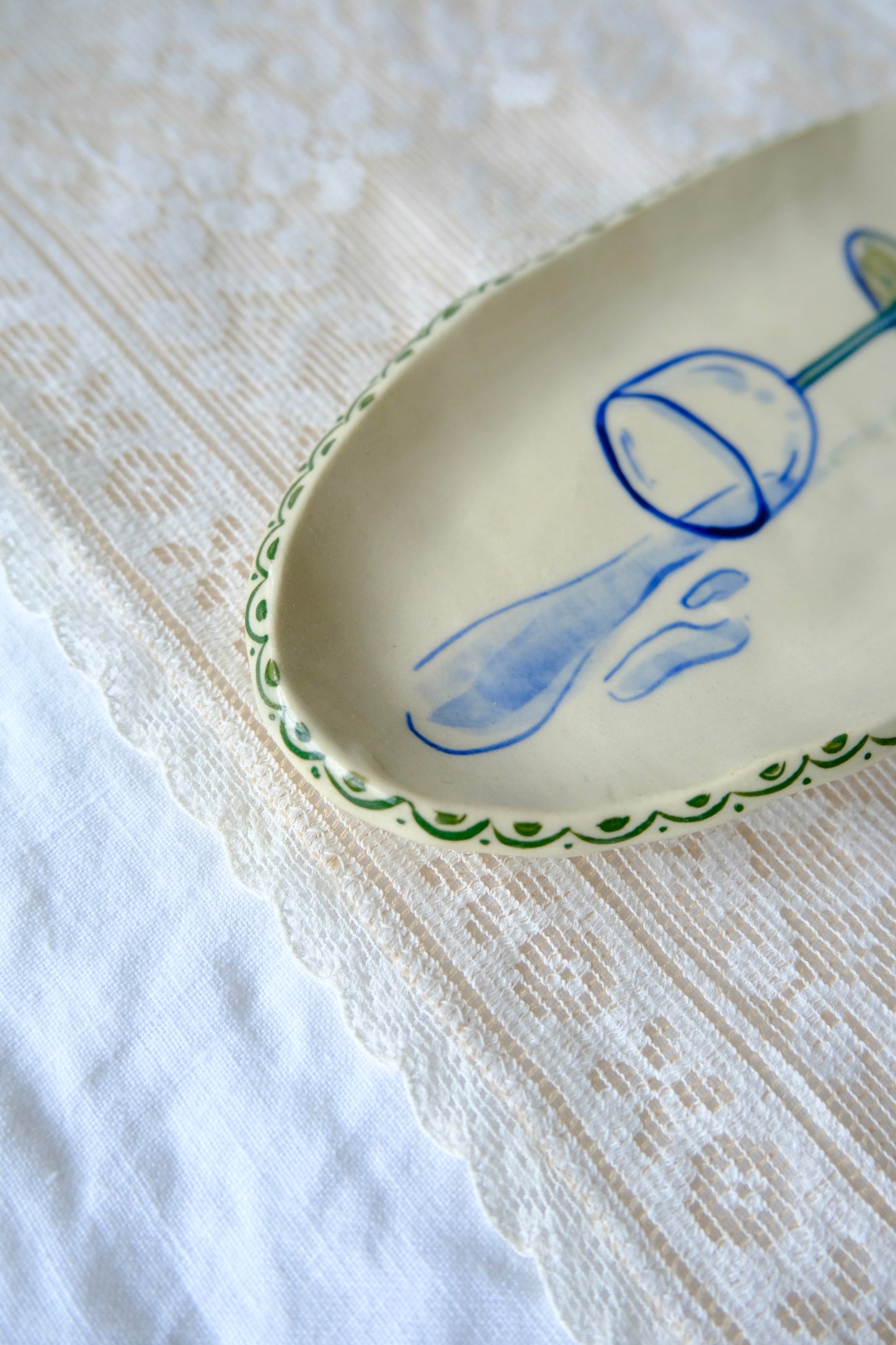 Spilled Glass Dish