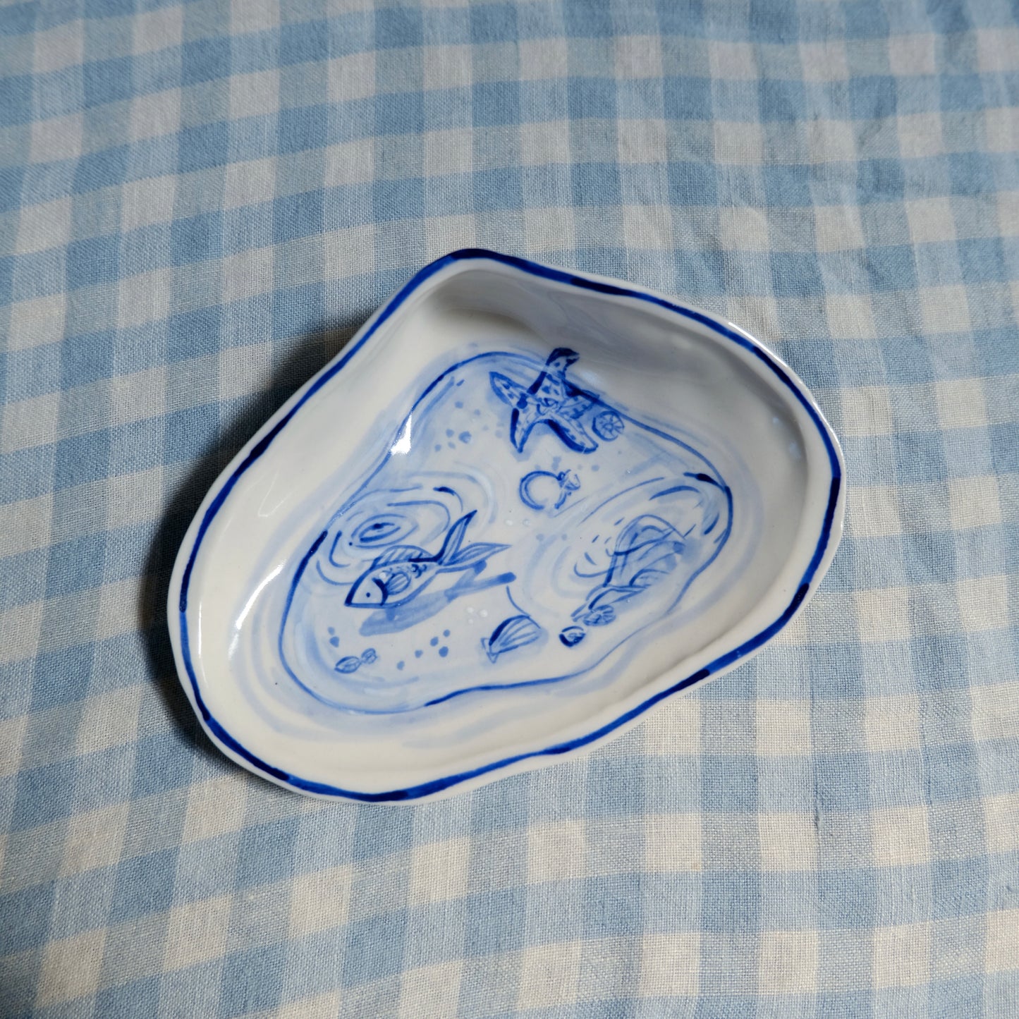 Tide Pool Seashell Trinket Dish
