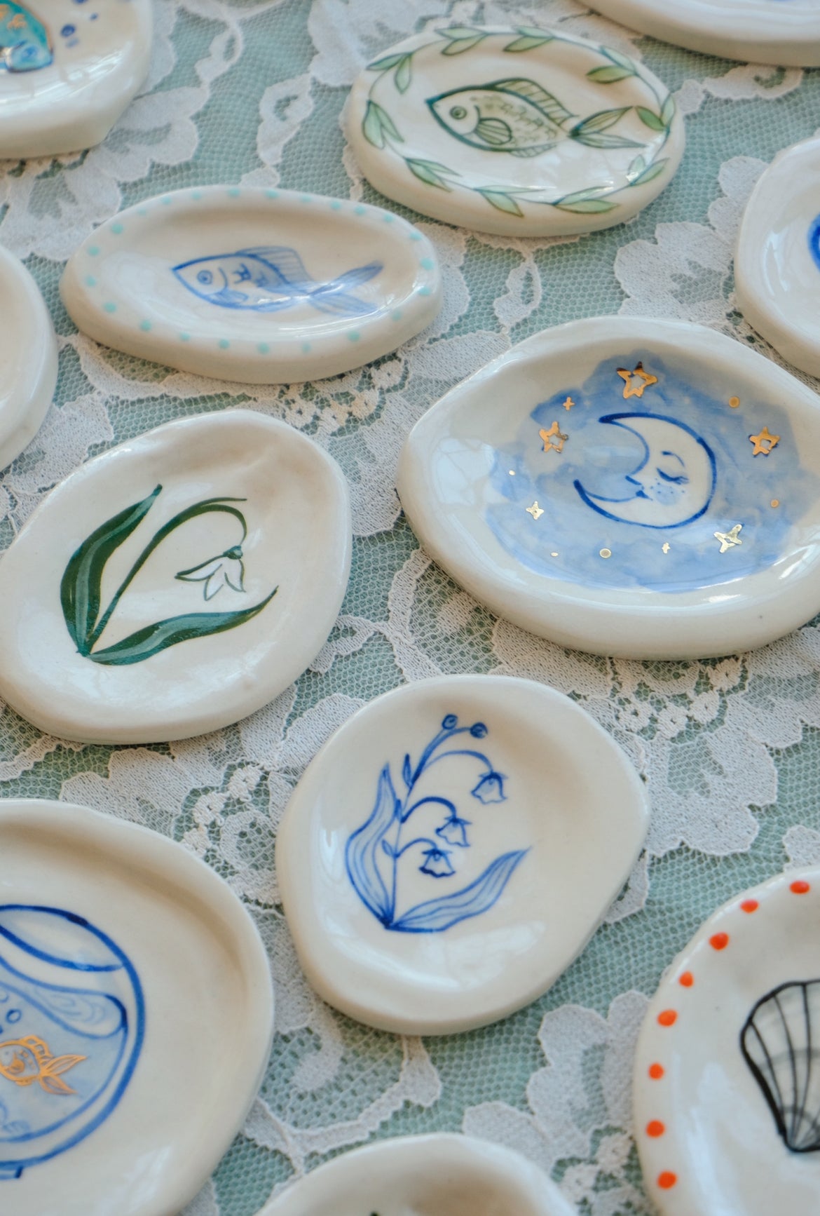 October Trinket Plates