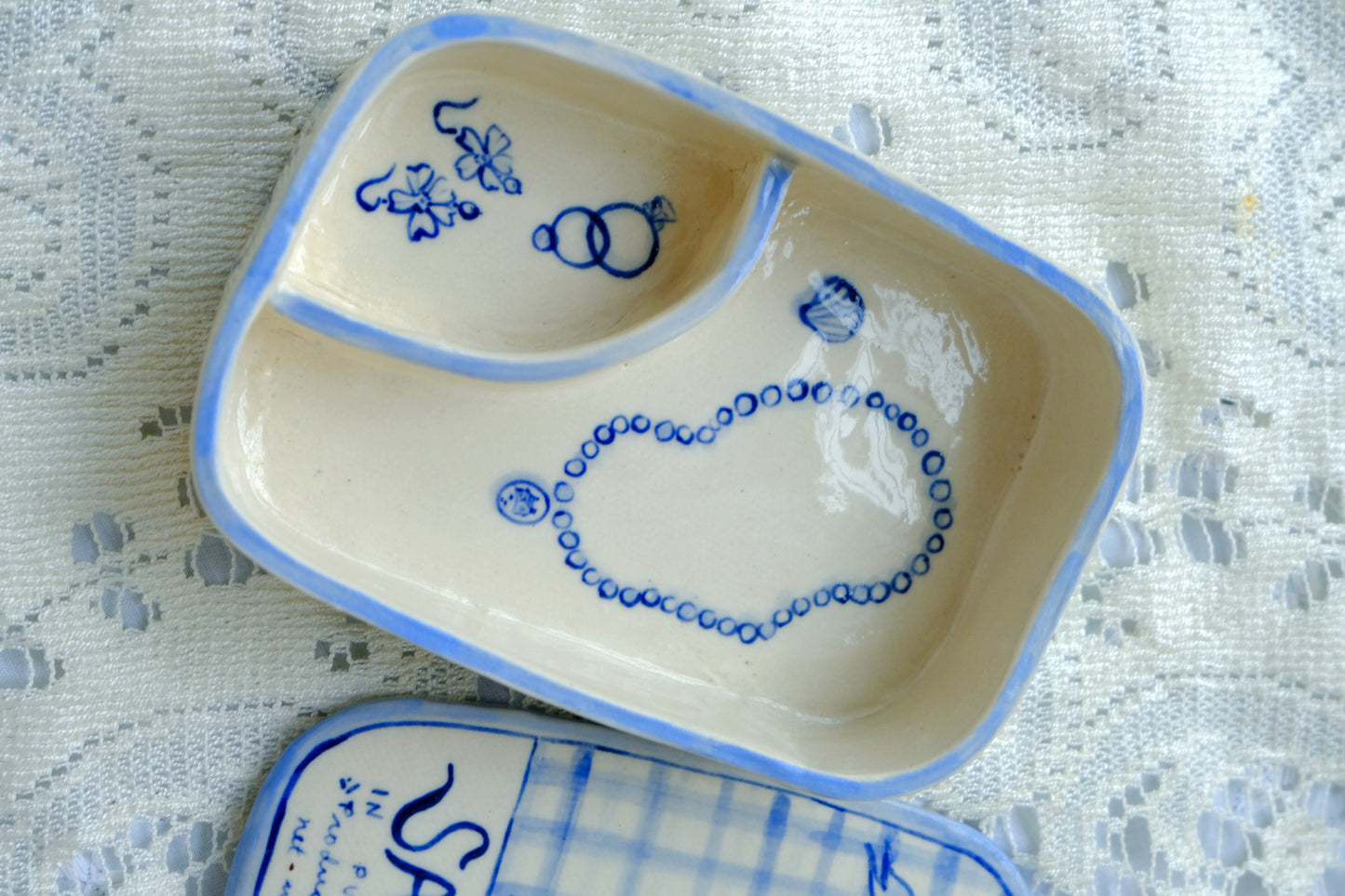Forget Me Not Sardine Jewelry Box