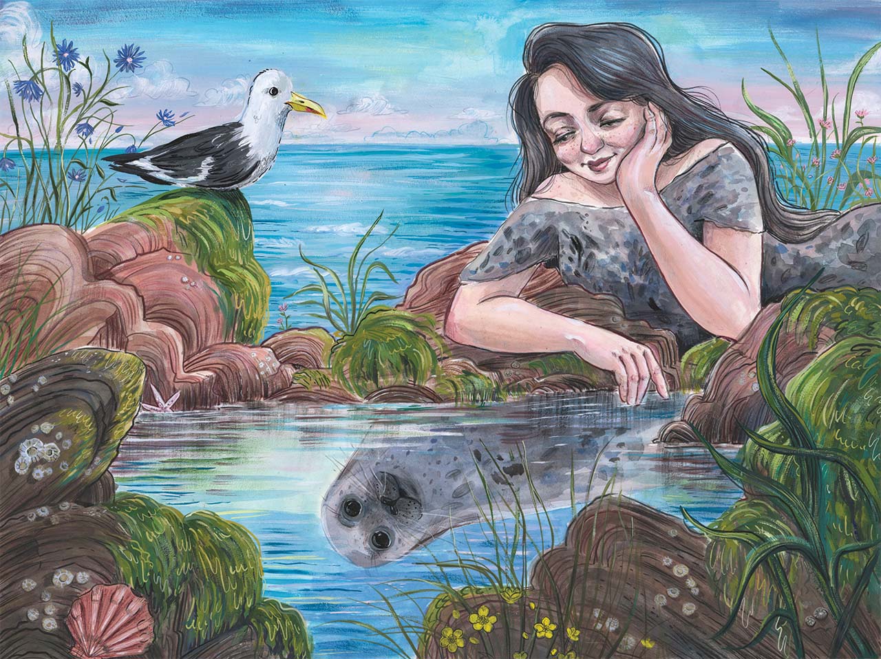 The Selkie Matte Art Print