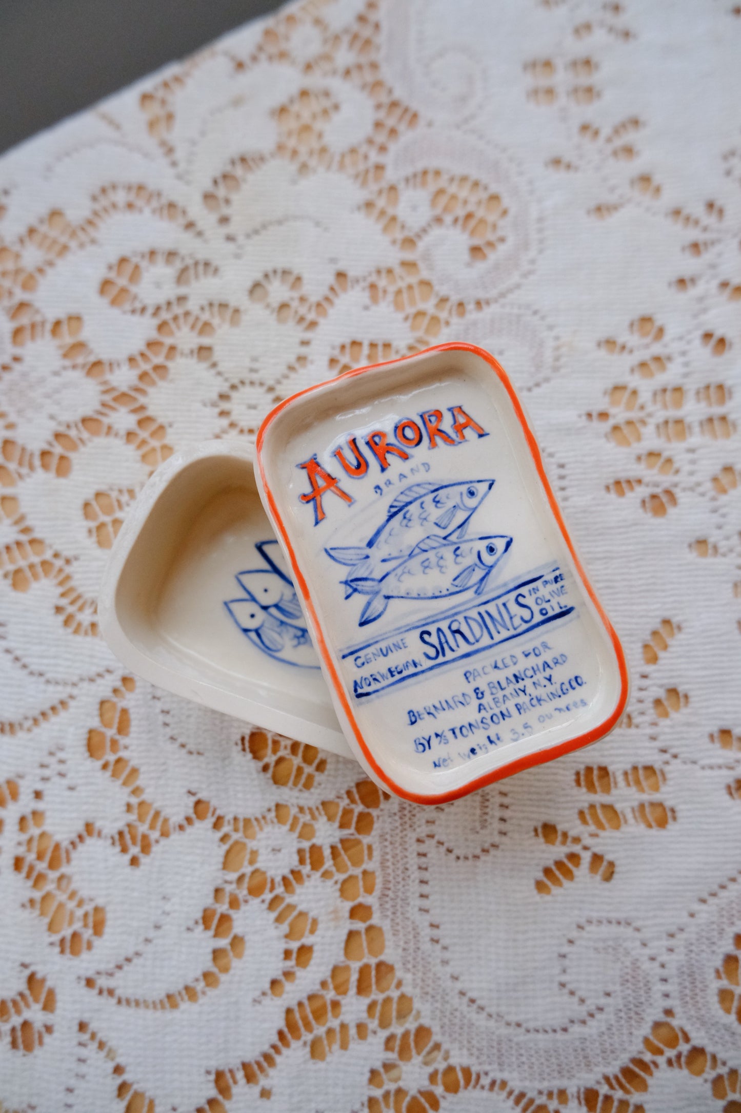 Aurora Sardines Trinket Box