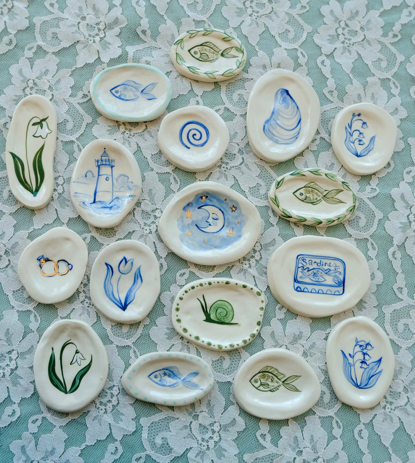 October Trinket Plates
