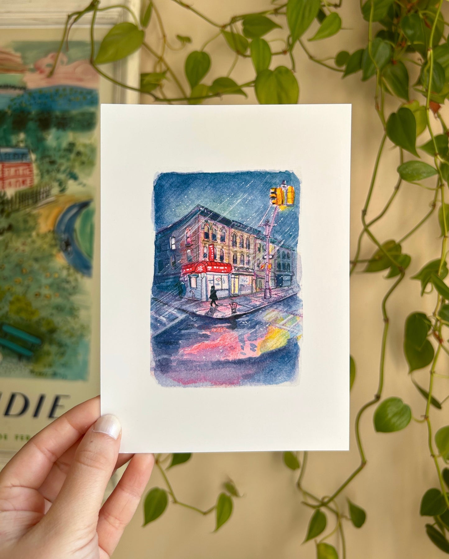 On the Corner of Knickerbocker and Putnam Mini Print