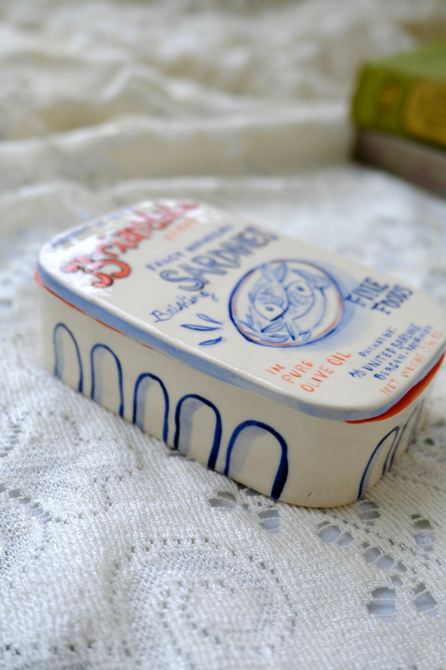 Briardale Sardine Jewelry Box