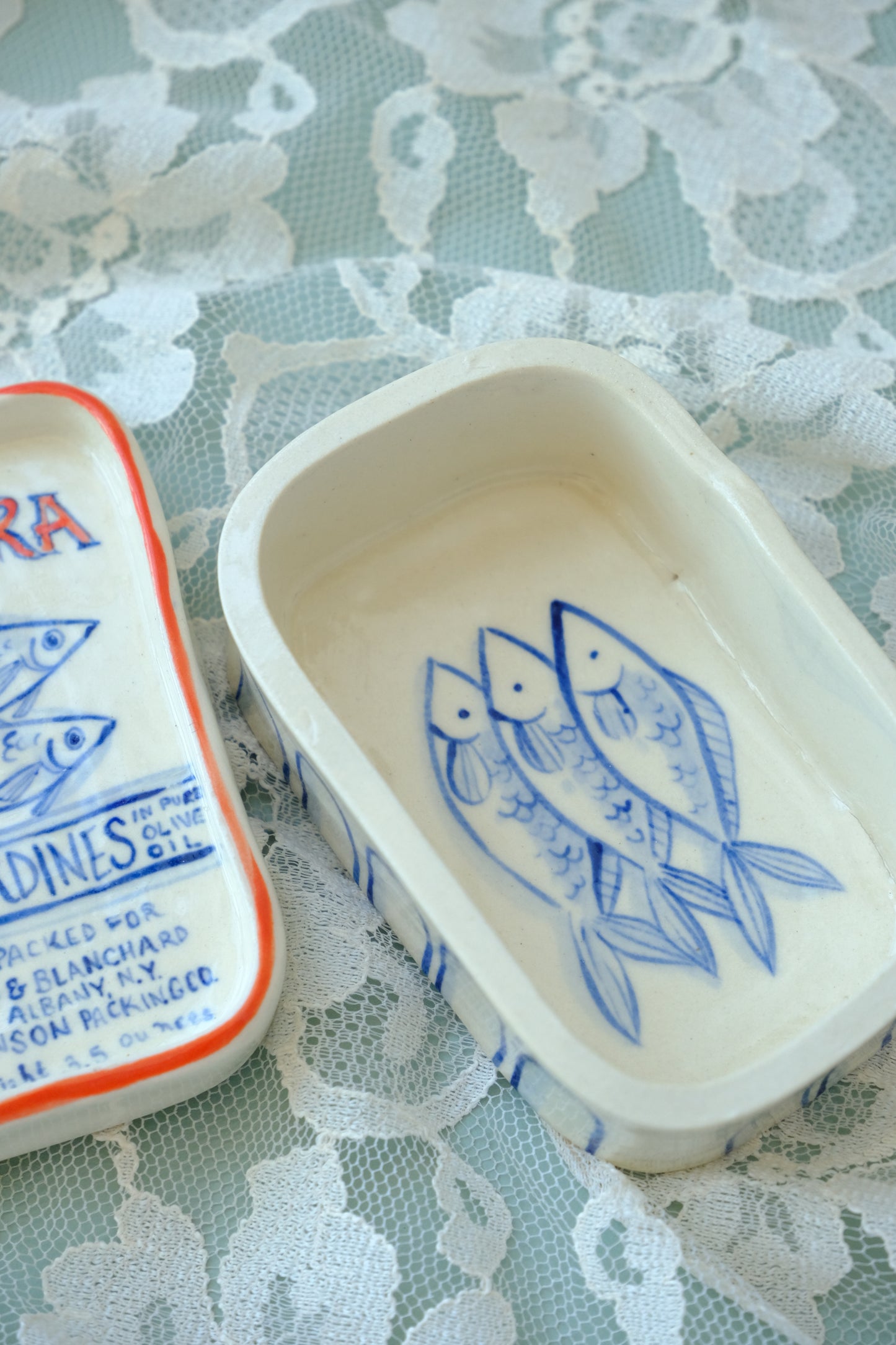 Aurora Sardines Trinket Box