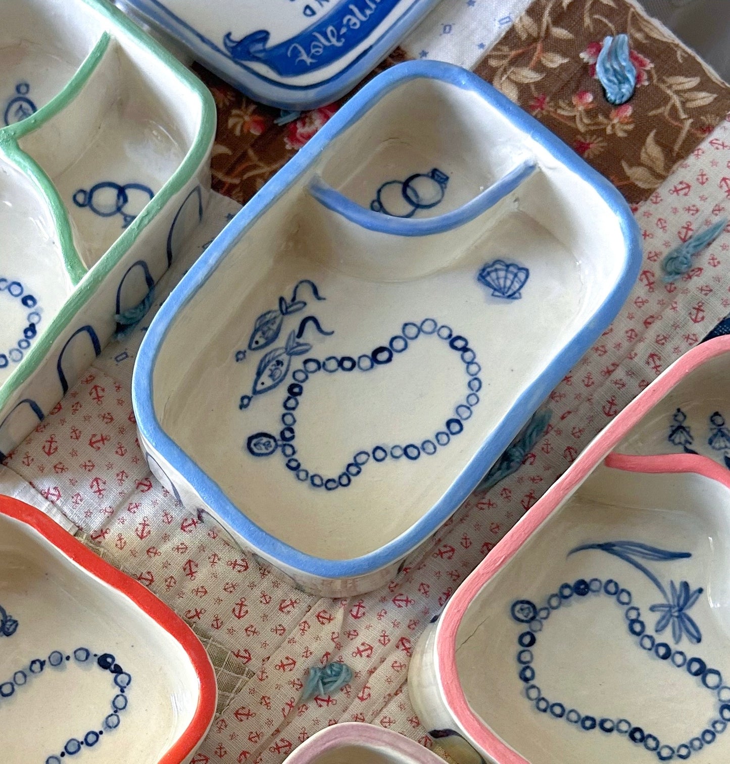 Forget Me Not Sardines Jewlery Box