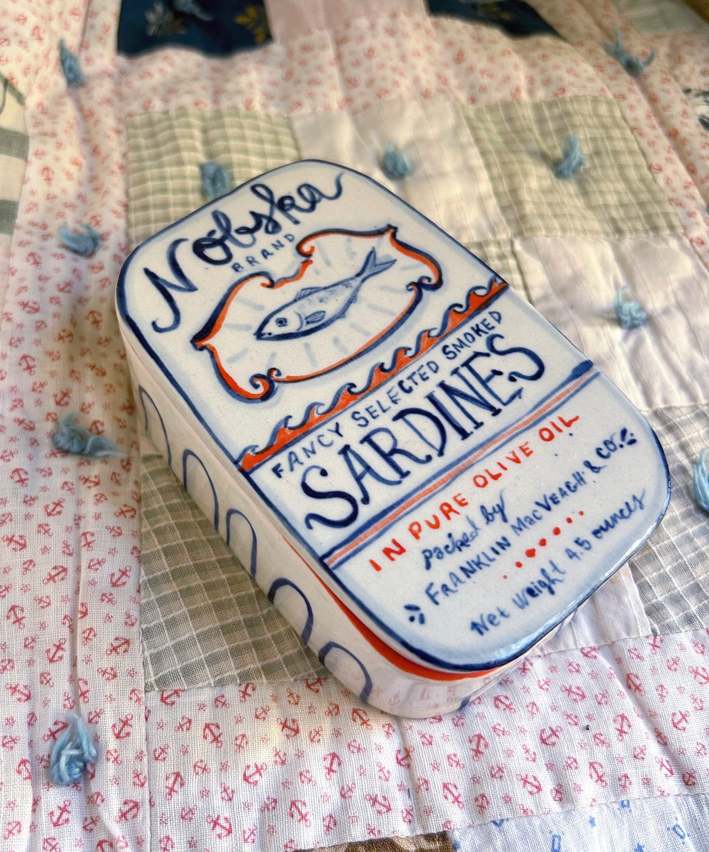 Nobska Sardines Jewlery Box