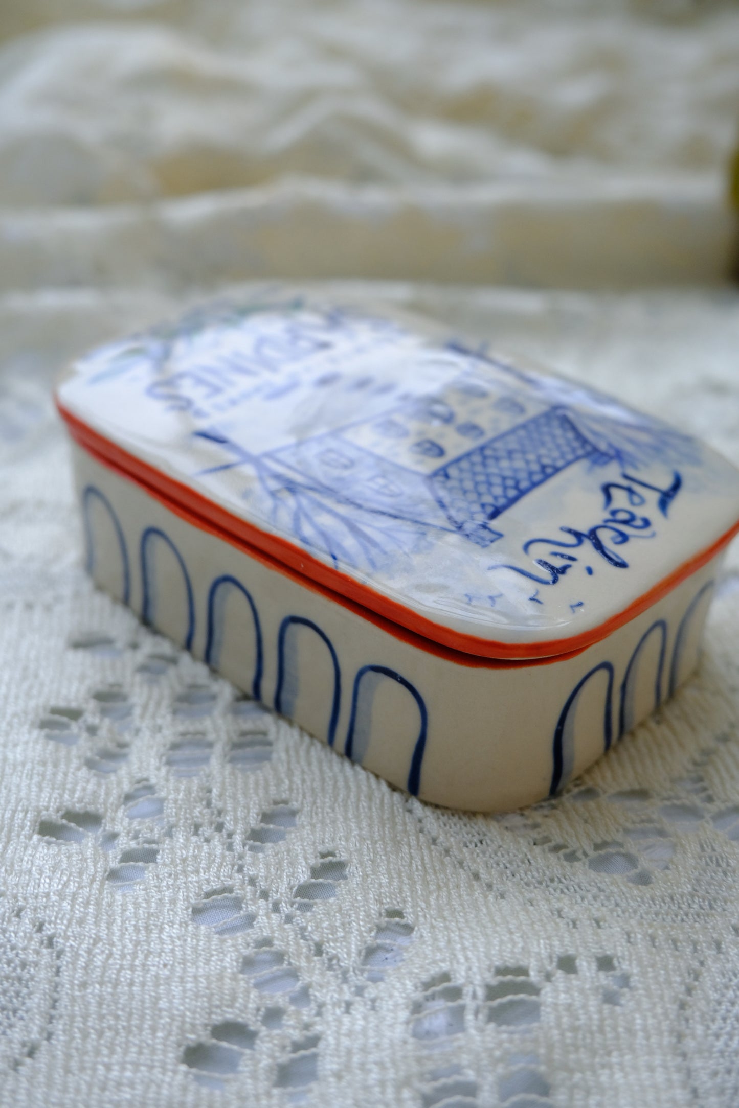 Teachín Sardine Jewelry Box