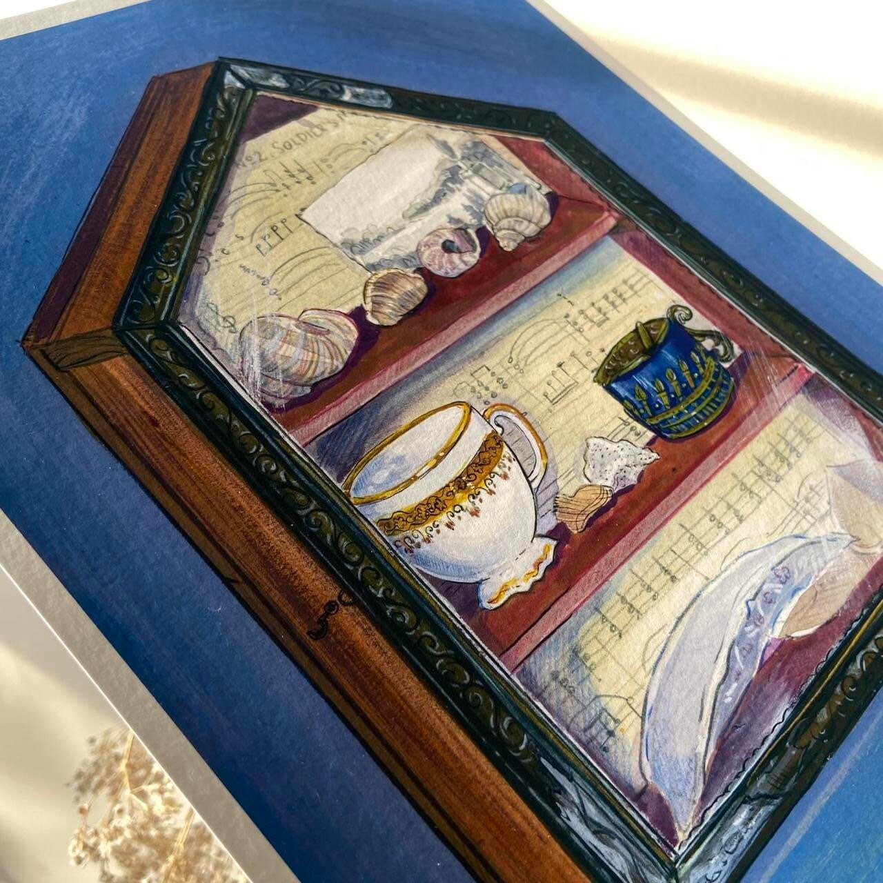 A Cabinet of Curiousities Art Print