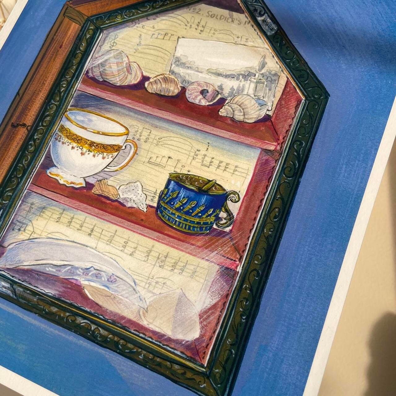 A Cabinet of Curiousities Art Print