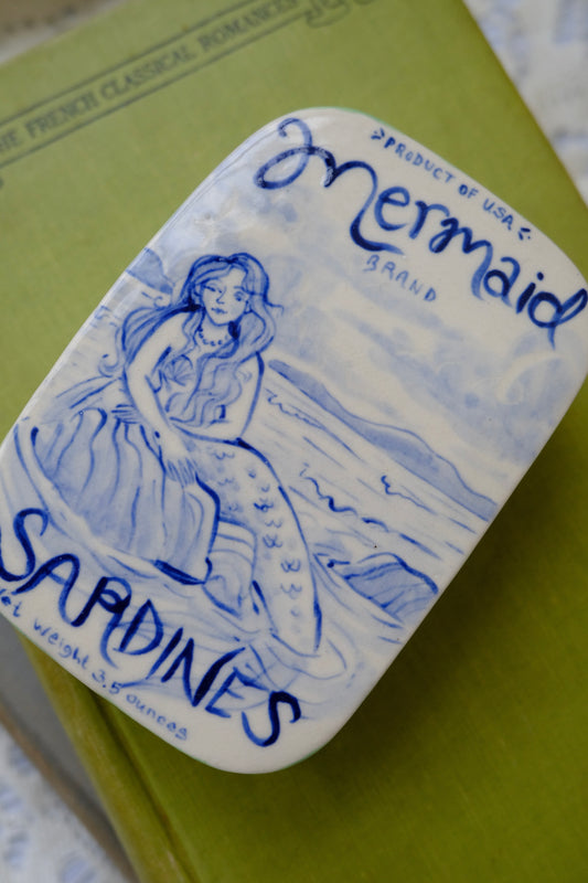 Sleepy Siren Sardine Jewelry Box