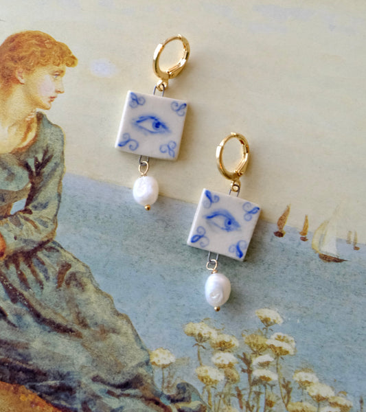 Lover’s Eye Tile Earrings