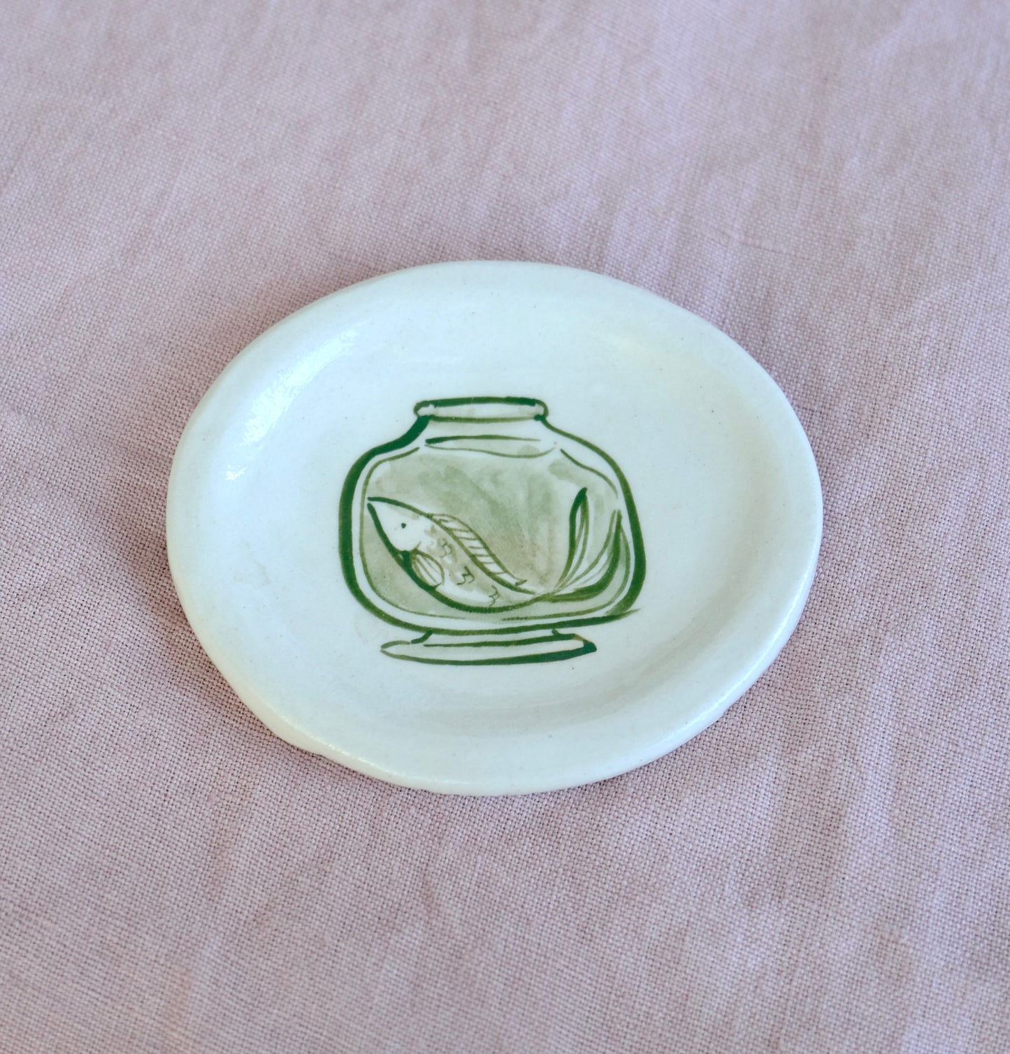 April One of a Kind Trinket Plates