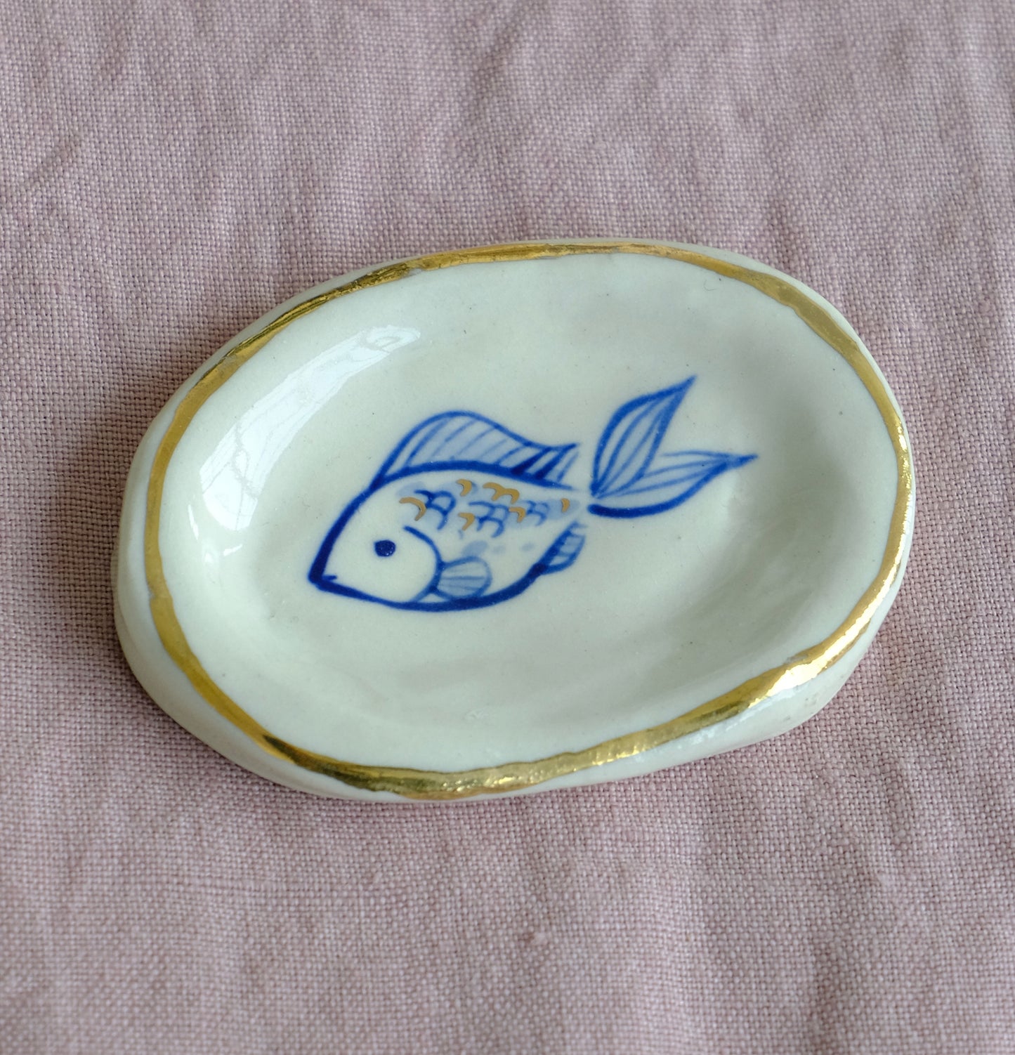 April One of a Kind Trinket Plates