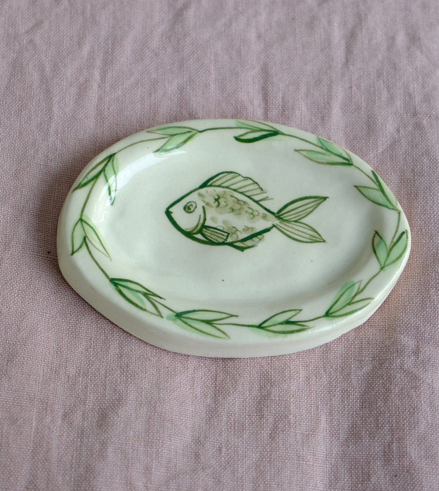 April One of a Kind Trinket Plates