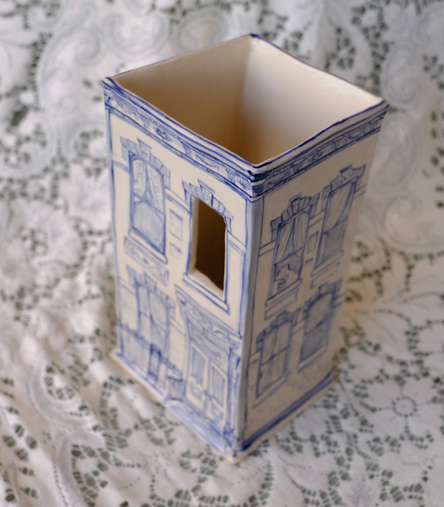 Faces and Places Apartment Vase