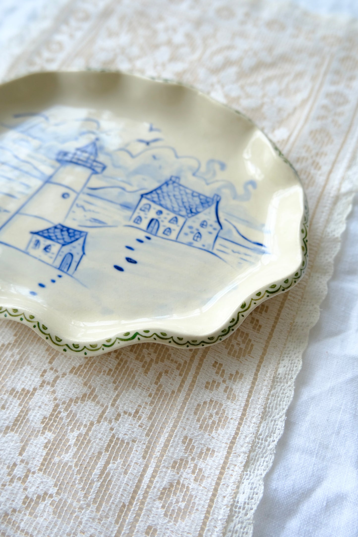 Lighthouse on a Hill Plate
