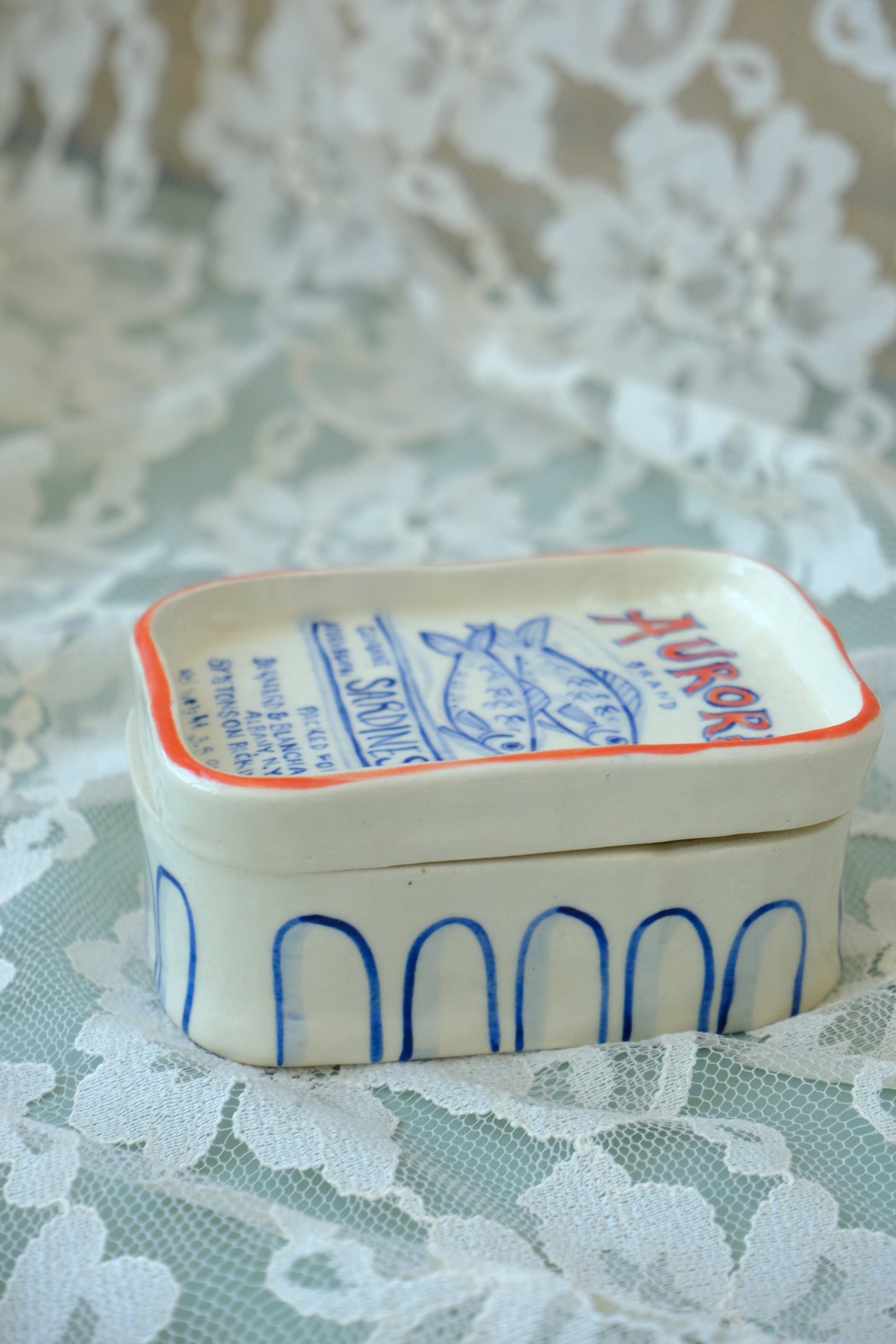 Aurora Sardines Trinket Box