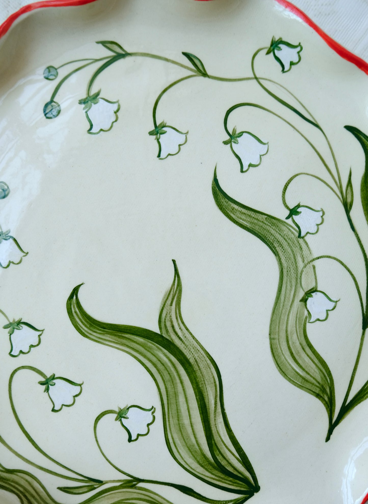 Lily of the Valley Serving Plate