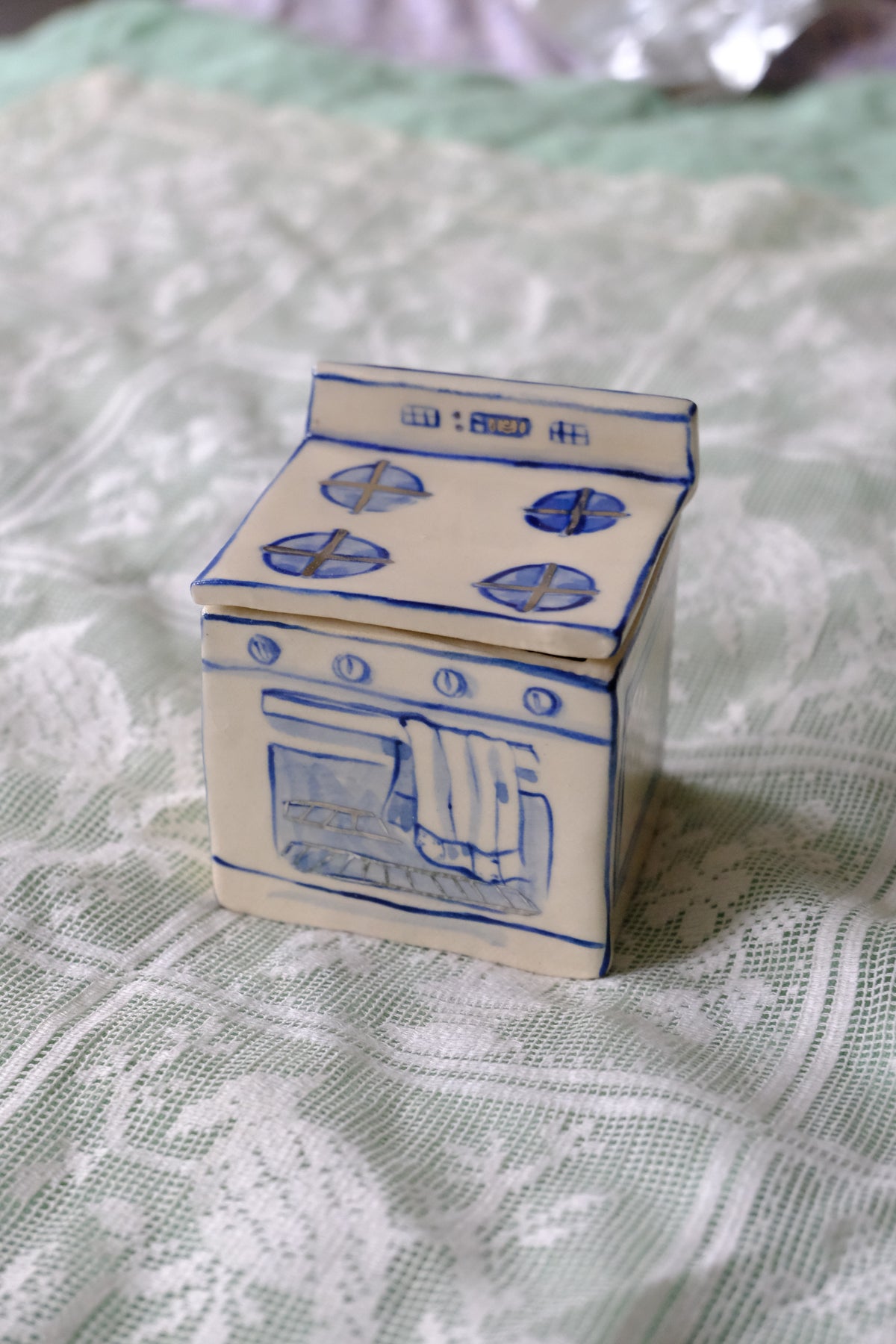 Silver Oven Box