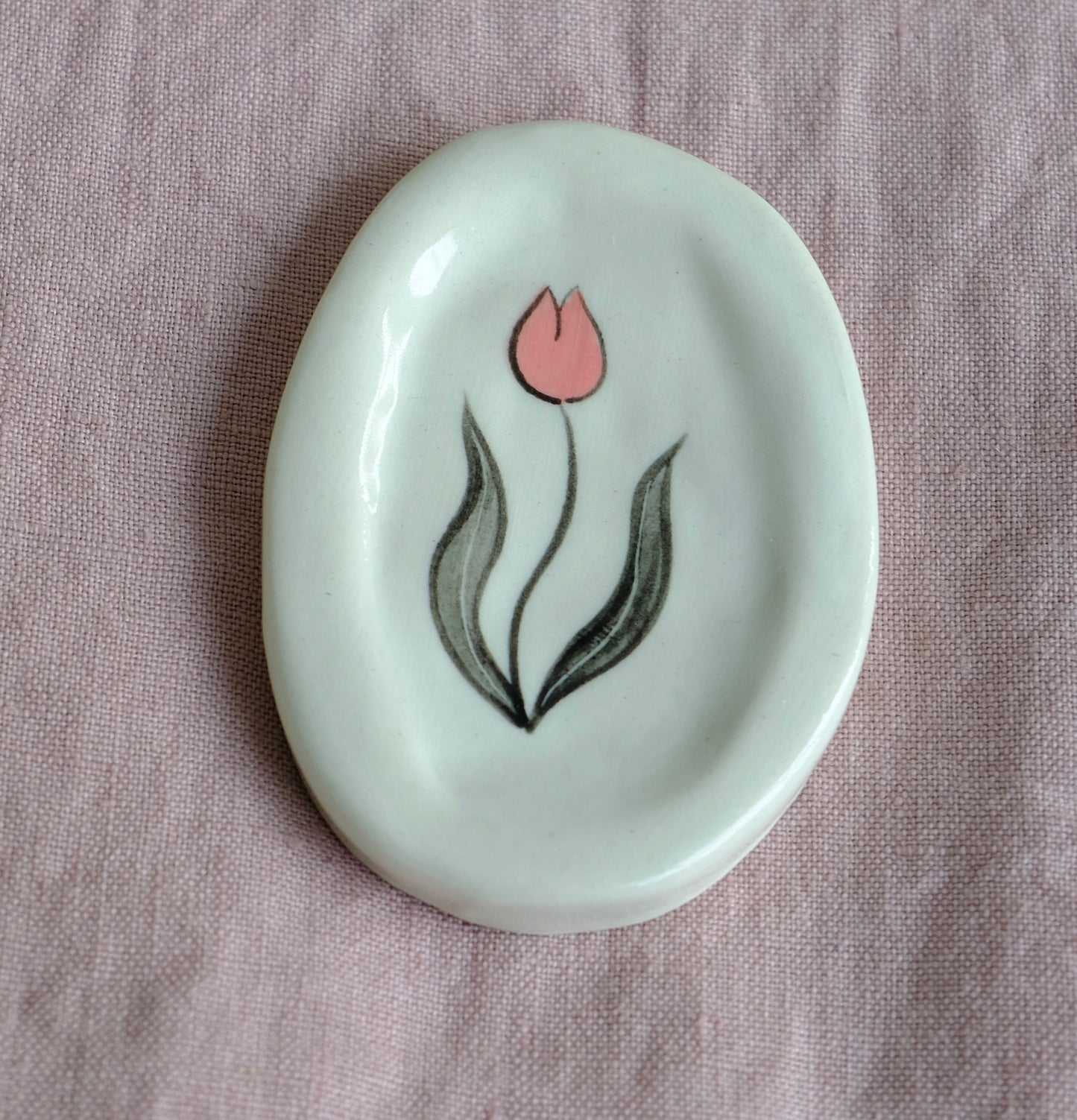 April One of a Kind Trinket Plates