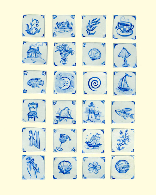 Kitchen Tiles Series 2 Matte Art Print