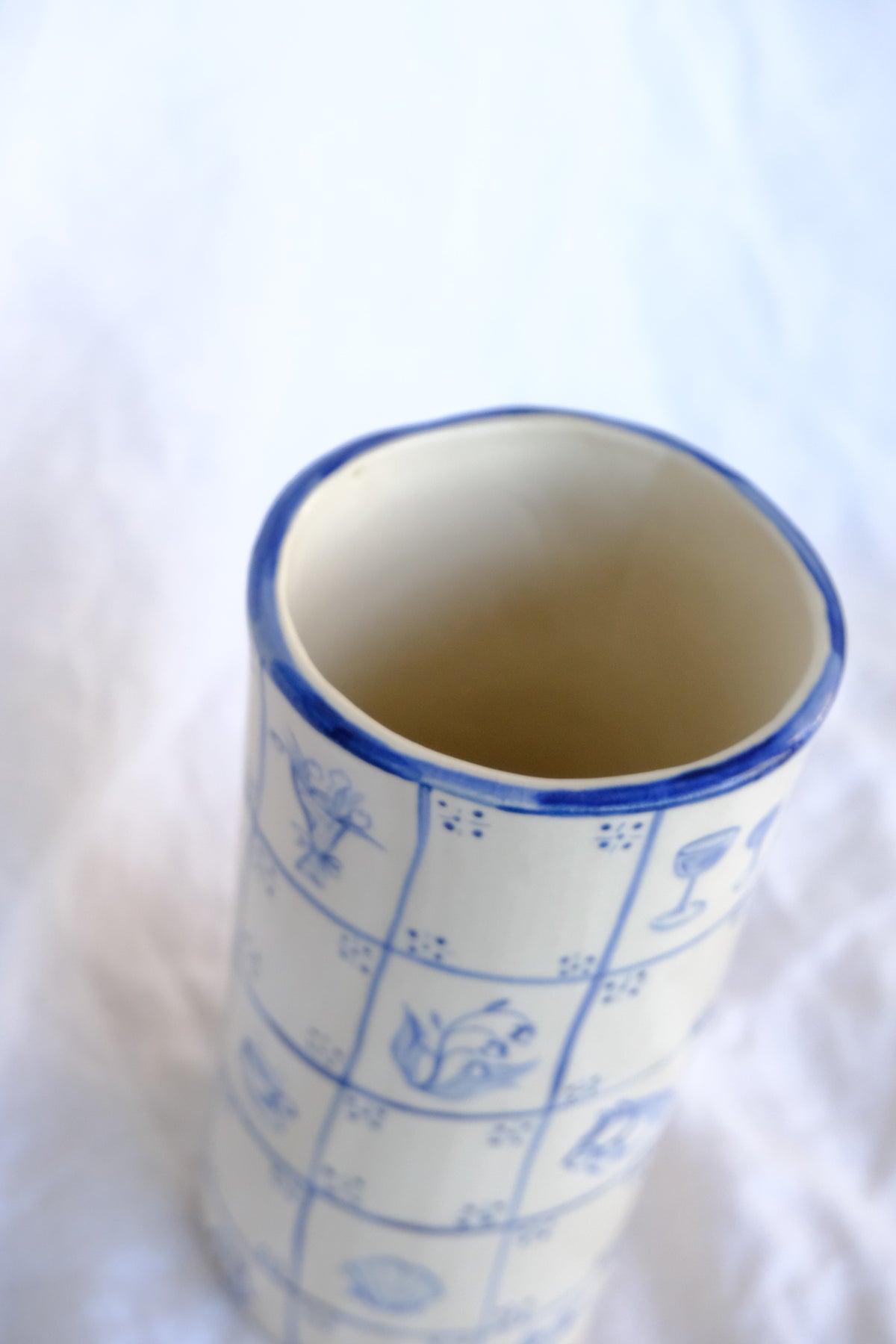 Portuguese Tile Vase