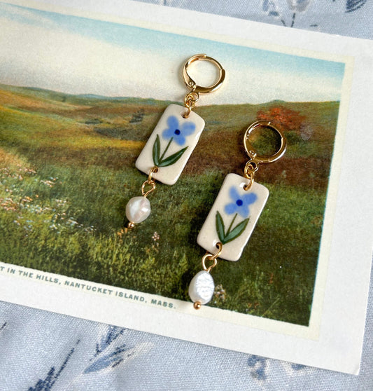 Hydrangea Bud Earrings