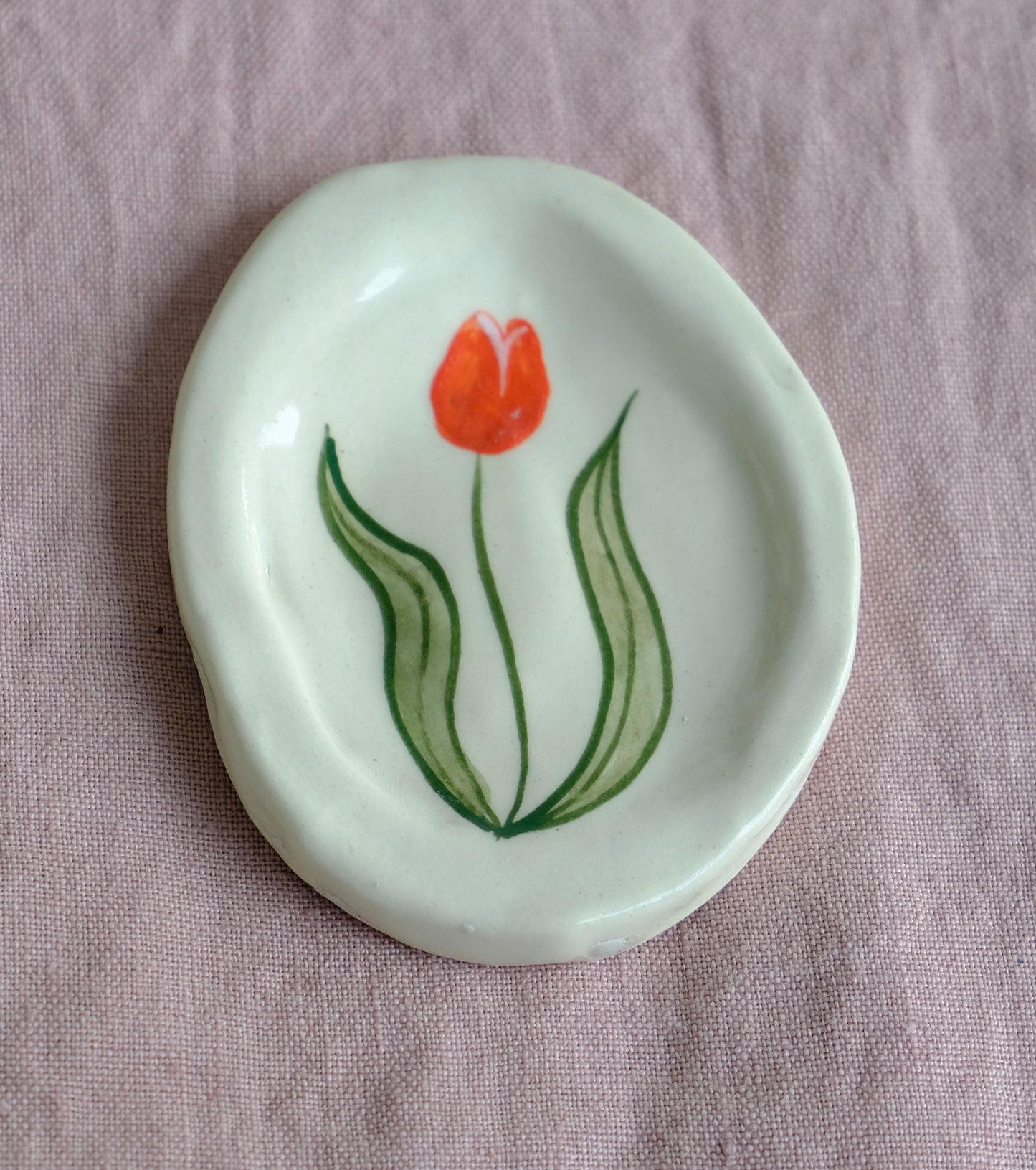 April One of a Kind Trinket Plates