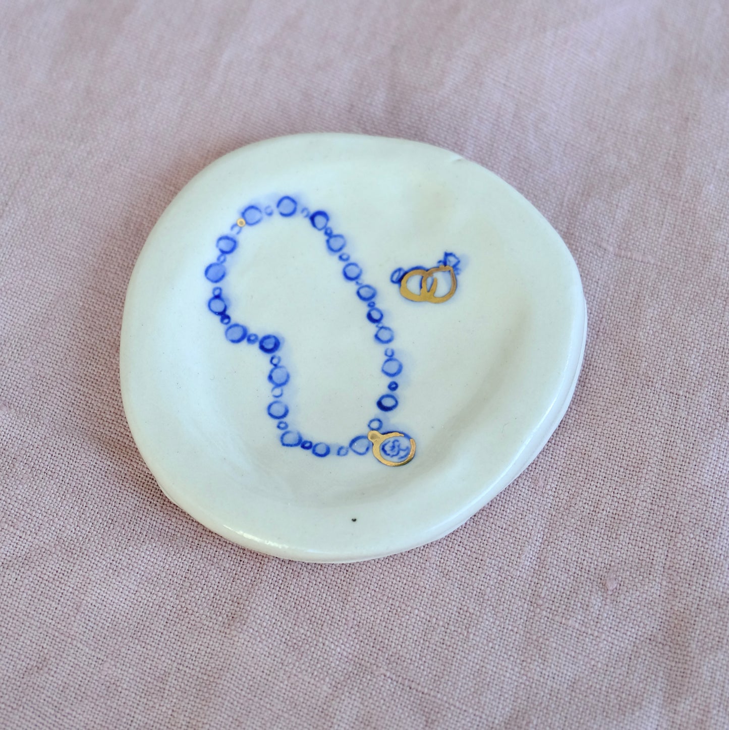 April One of a Kind Trinket Plates