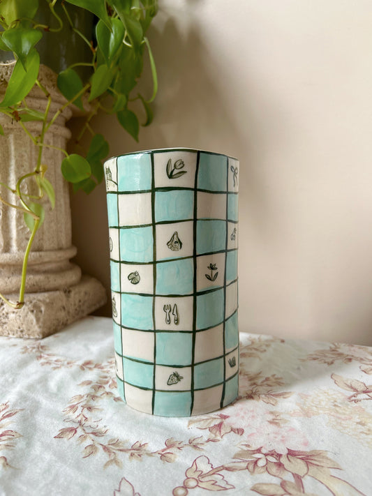 Pistachio Tile Vase