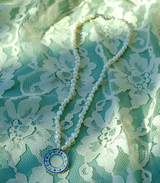 Dinner Plate Pearl Necklace