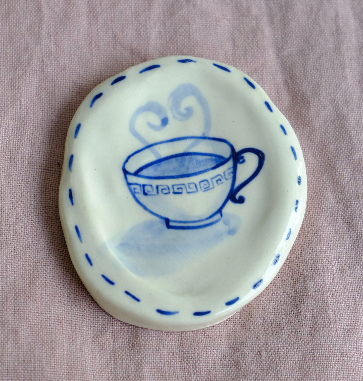 April One of a Kind Trinket Plates