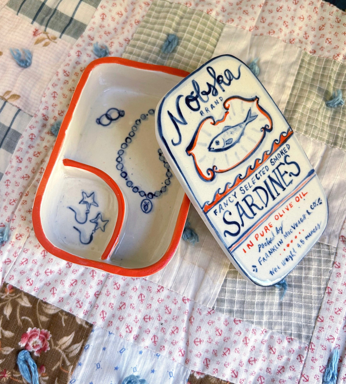 Nobska Sardines Jewlery Box