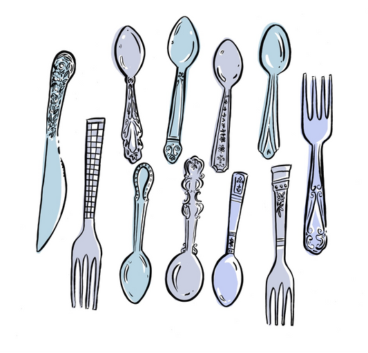 Mismatched Fork and Knives