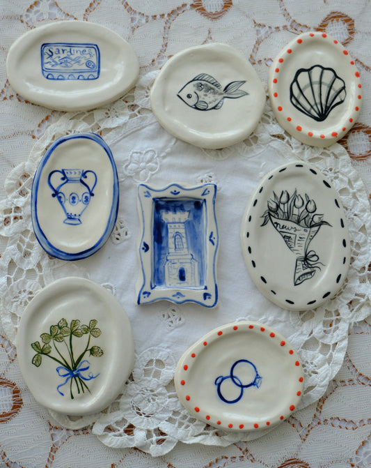 February Trinket Plates