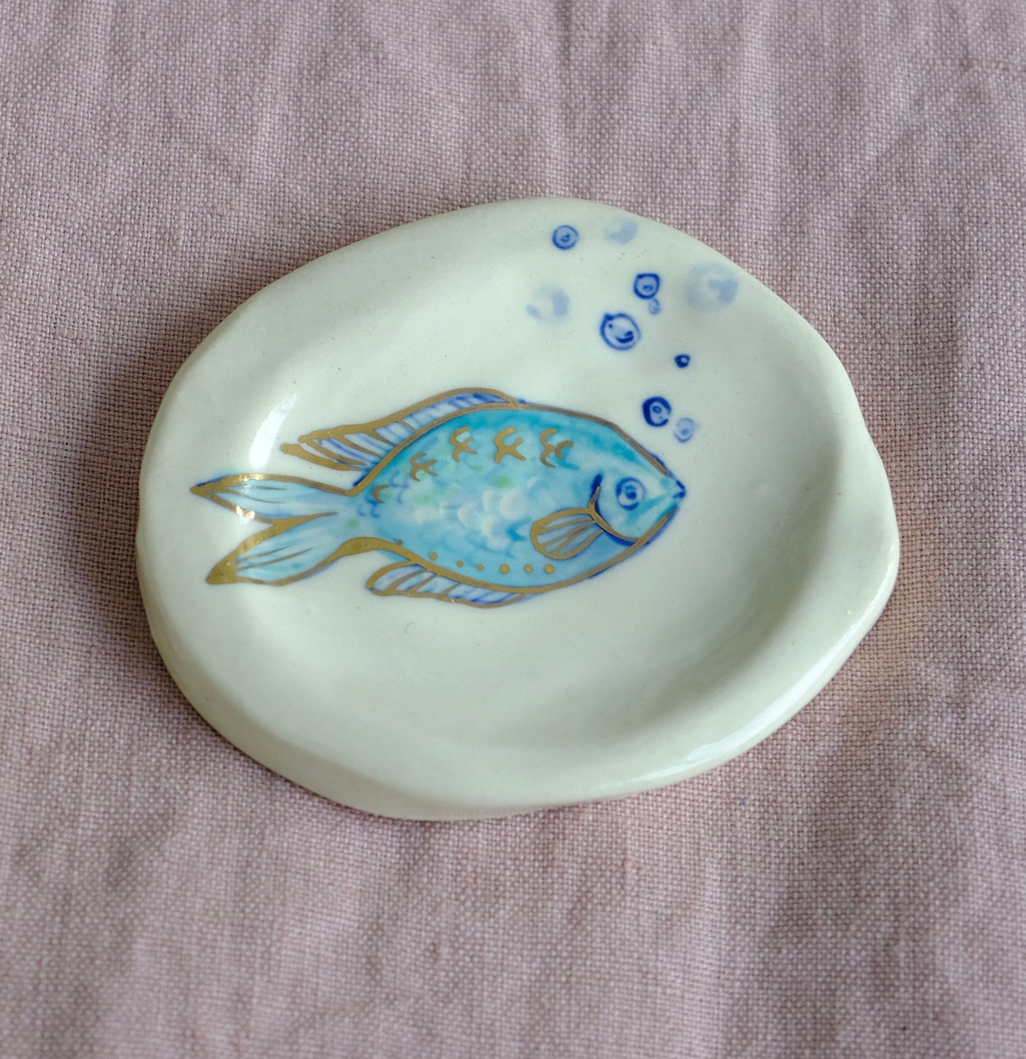 April One of a Kind Trinket Plates