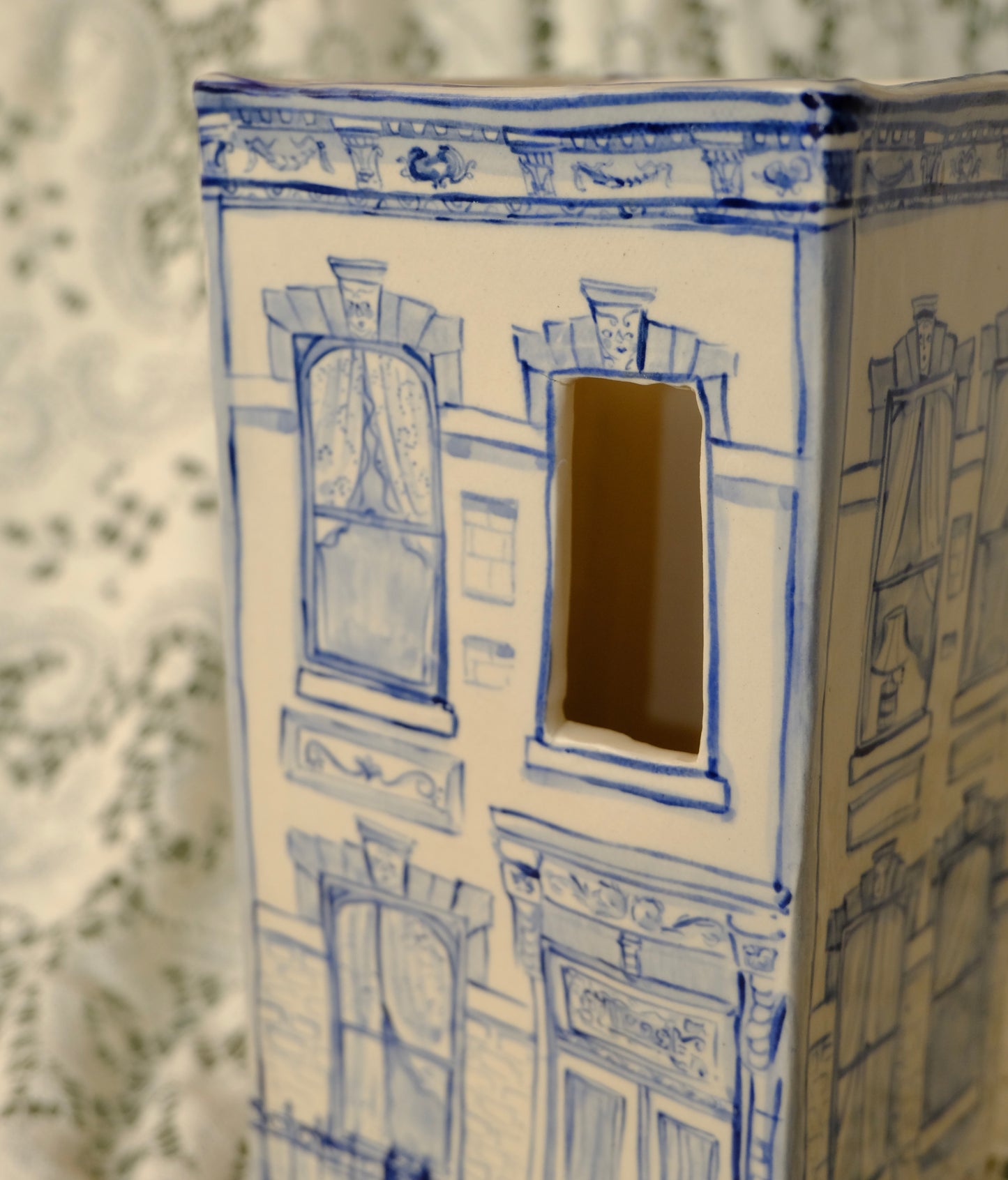 Faces and Places Apartment Vase
