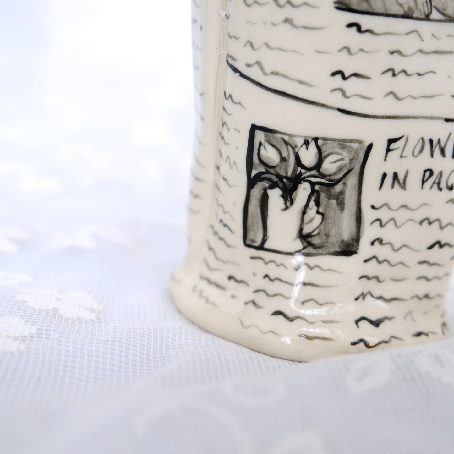 San Francisco Chronicle Newspaper Vase 2